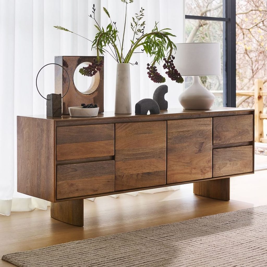 Anton Solid Wood Media Console