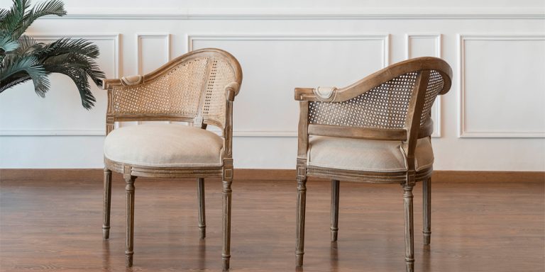 Cane Accent Chairs