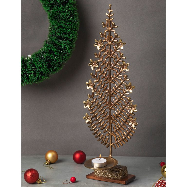 Brass Orissa Pine Tree by Baaya Design