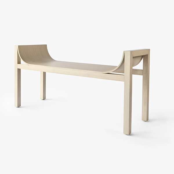 Solid Ash Wood Bench