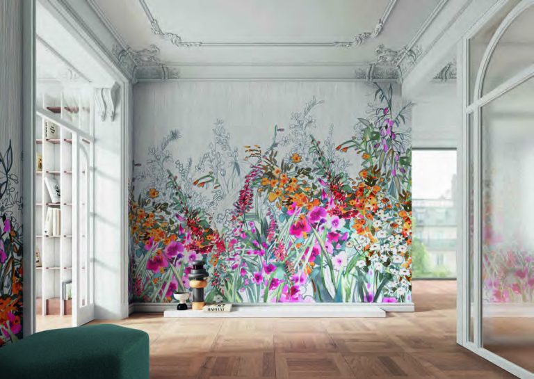 Hibiscus wallcovering from Creative Collection Chapter XII