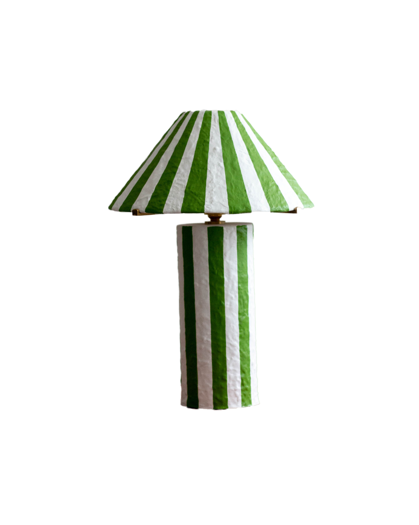 Striped Table Lamp