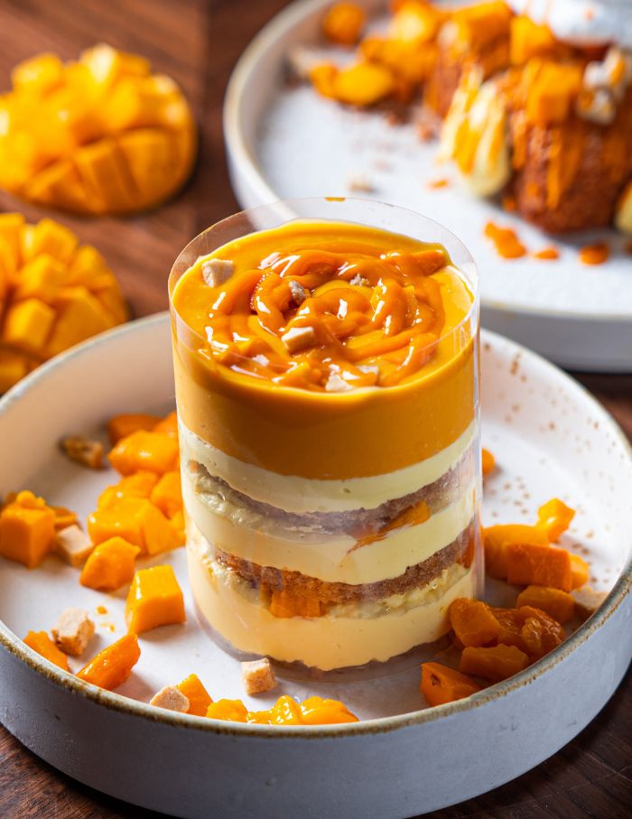 Mango dessert at Bastian