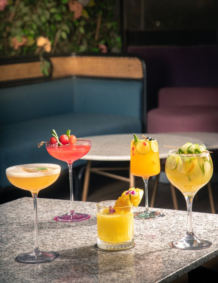 Mango cocktails at Chica Loca