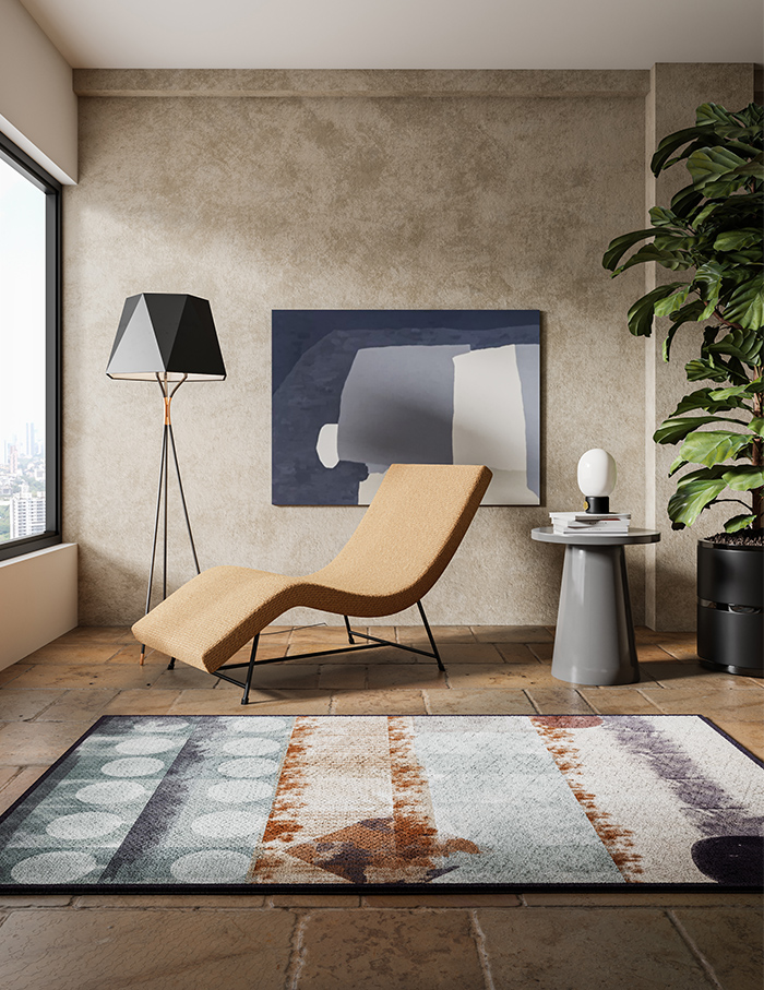 hand knotted rugs by The Weaver X Akari Studio