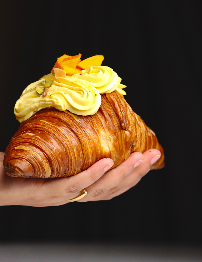mango croissant Subko
