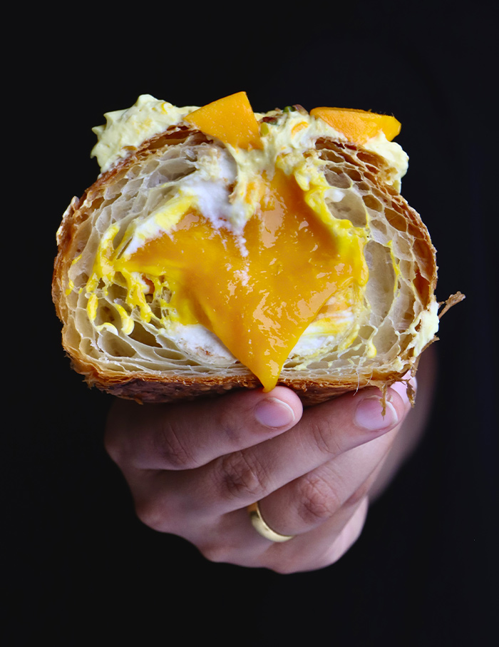 mango croissant Subko
