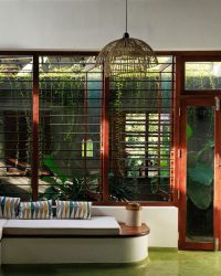 There are no rigid partitions in the house, each zone flows naturally; Photographs by Abhimanyu K V