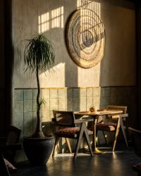 The restaurant serves a fusion of Indian aesthetics with global design sensibilities; Photography by Avesh Gaur